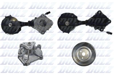 Ūdenssūknis + ķīļrievu siksnas komplekts DOLZ KD173T