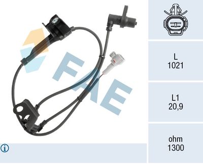 Датчик, частота вращения колеса FAE 78562