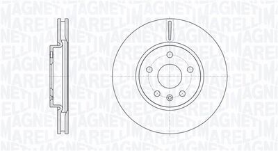Тормозной диск MAGNETI MARELLI 361302040104
