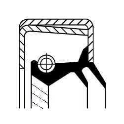 Уплотняющее кольцо, дифференциал CORTECO 49498452