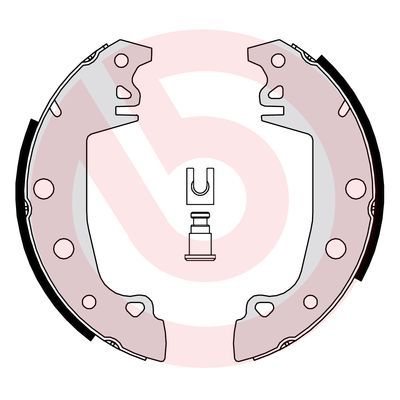 Bremžu loku komplekts BREMBO S 68 538