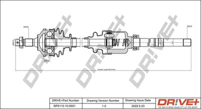 Приводной вал Dr!ve+ DP2110.10.0551