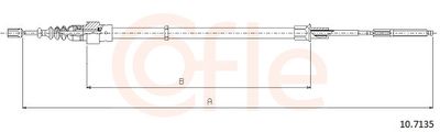 Тросик, cтояночный тормоз COFLE 92.10.7135