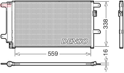 Конденсатор, кондиционер DENSO DCN12007