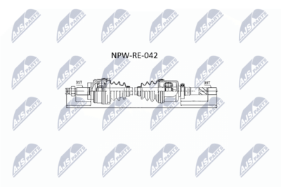 Приводной вал NTY NPW-RE-042