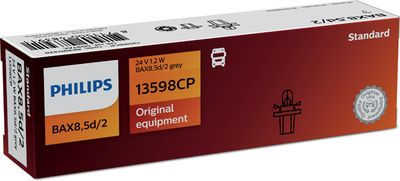 Kvēlspuldze, Instrumentu paneļa apgaismojums PHILIPS 13598CP