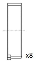 Шатунный подшипник FAI AutoParts BB2039-025