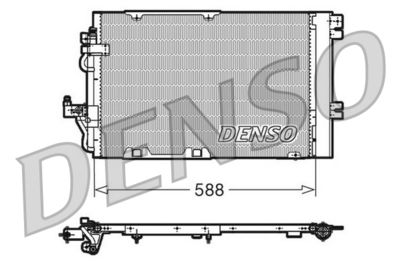 Конденсатор, кондиционер DENSO DCN20011