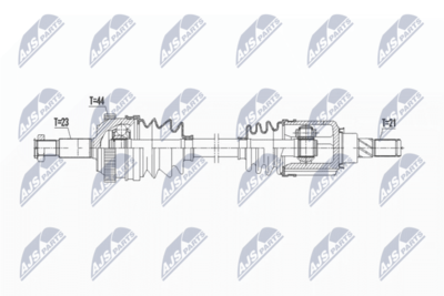 Приводной вал NTY NPW-RE-201