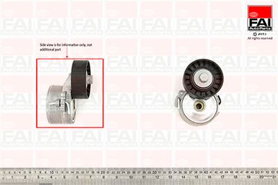 Spriegotājsvira, Ķīļrievu siksna FAI AutoParts T9606
