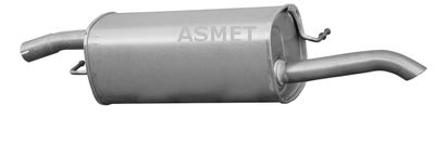 Глушитель выхлопных газов конечный ASMET 07.206
