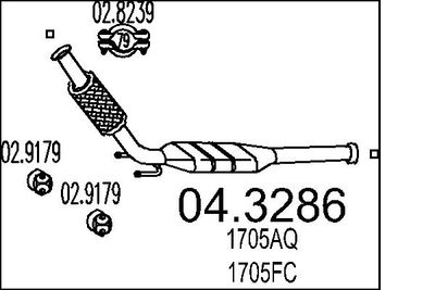 Katalizators MTS 04.3286