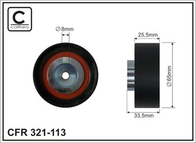 Parazīt-/Vadrullītis, Ķīļrievu siksna CAFFARO 321-113
