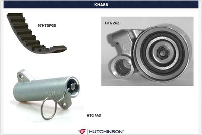 Zobsiksnas komplekts HUTCHINSON KH 486