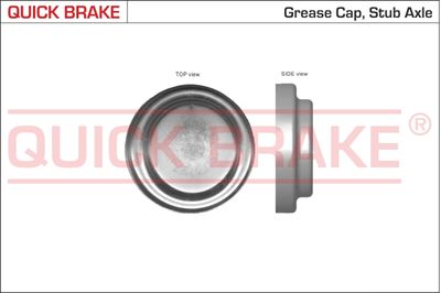 QUICK BRAKE 9824 Vāciņš-/Aizsargvāciņš