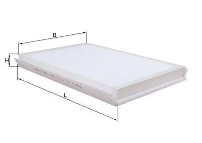 Фильтр, воздух во внутренном пространстве KNECHT LA 307