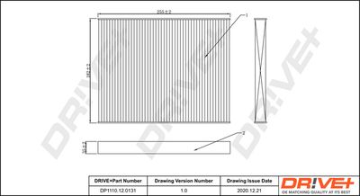 Фильтр, воздух во внутренном пространстве Dr!ve+ DP1110.12.0131