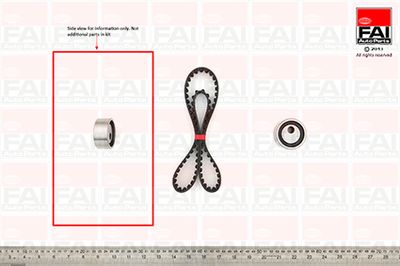 Комплект ремня ГРМ FAI AutoParts TBK88
