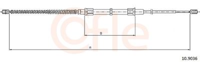 Тросик, cтояночный тормоз COFLE 92.10.9036