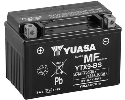 YUASA YTX9BS Startera akumulatoru baterija