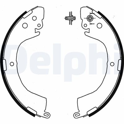Bremžu loku komplekts DELPHI LS1852