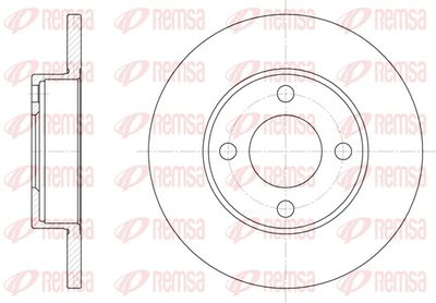 Тормозной диск REMSA 6181.00