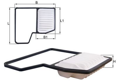 Воздушный фильтр KNECHT LX 5859