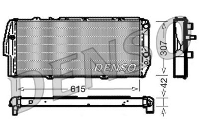 Radiators, Motora dzesēšanas sistēma DENSO DRM02040