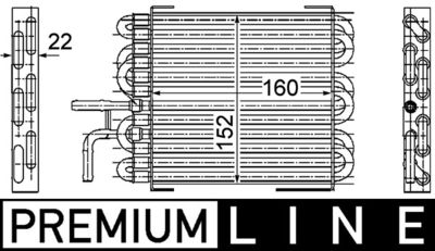Degvielas radiators MAHLE CK 10 000P