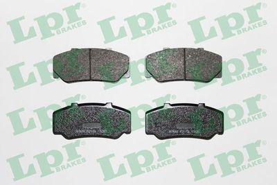 Комплект тормозных колодок, дисковый тормоз LPR 05P156