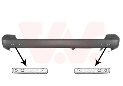 Bampers VAN WEZEL 5896540