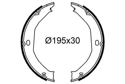 Комплект тормозных колодок VALEO 564284