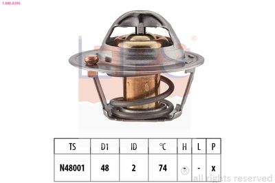 Termostats, Dzesēšanas šķidrums EPS 1.880.839S