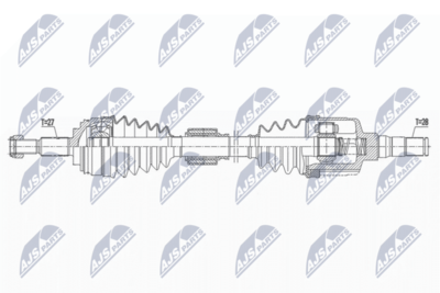 Приводной вал NTY NPW-RE-182