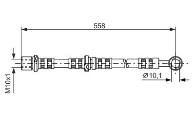 Тормозной шланг BOSCH 1987476982