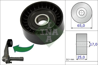 Spriegotājrullītis, Ķīļrievu siksna Schaeffler INA 531 0866 10