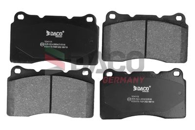 Bremžu uzliku kompl., Disku bremzes DACO 324113