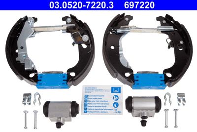 Комплект тормозных колодок ATE 03.0520-7220.3