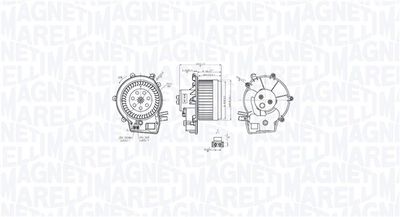 Вентилятор салона MAGNETI MARELLI 069412763010