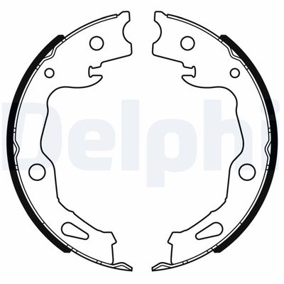 Комплект тормозных колодок DELPHI LS2186