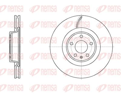 Тормозной диск REMSA 61970.10