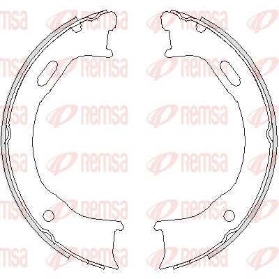 Bremžu loks, stāvbremze REMSA 4747.00