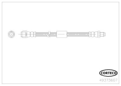 Тормозной шланг CORTECO 49373607