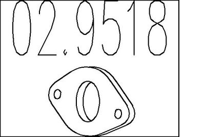 Blīve, Izplūdes caurule MTS 02.9518