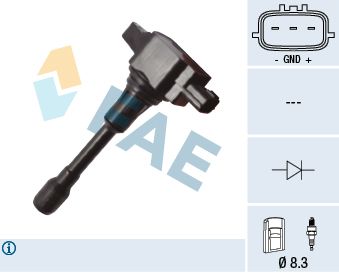 Aizdedzes spole FAE 80375