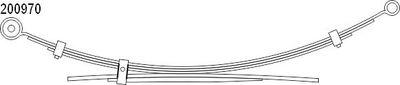Многолистовая рессора CS GERMANY 10.200.970.00