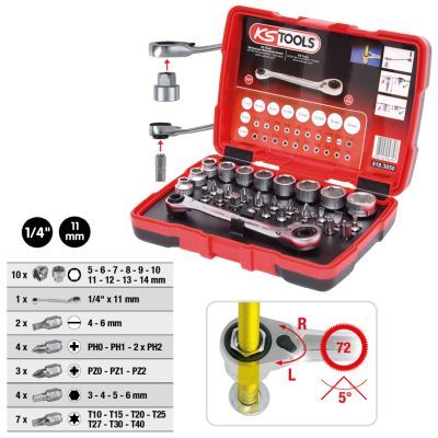 KS TOOLS 9183050 Muciņatslēgu komplekts