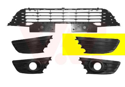 Ventilatora reste, Bampers VAN WEZEL 0970591