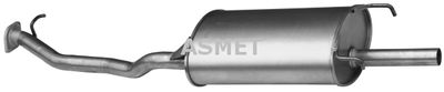 Глушитель выхлопных газов конечный ASMET 13.002
