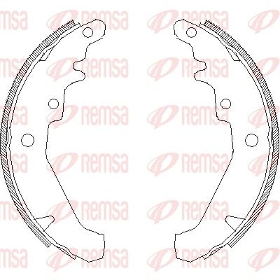 Тормозные колодки REMSA 4139.00